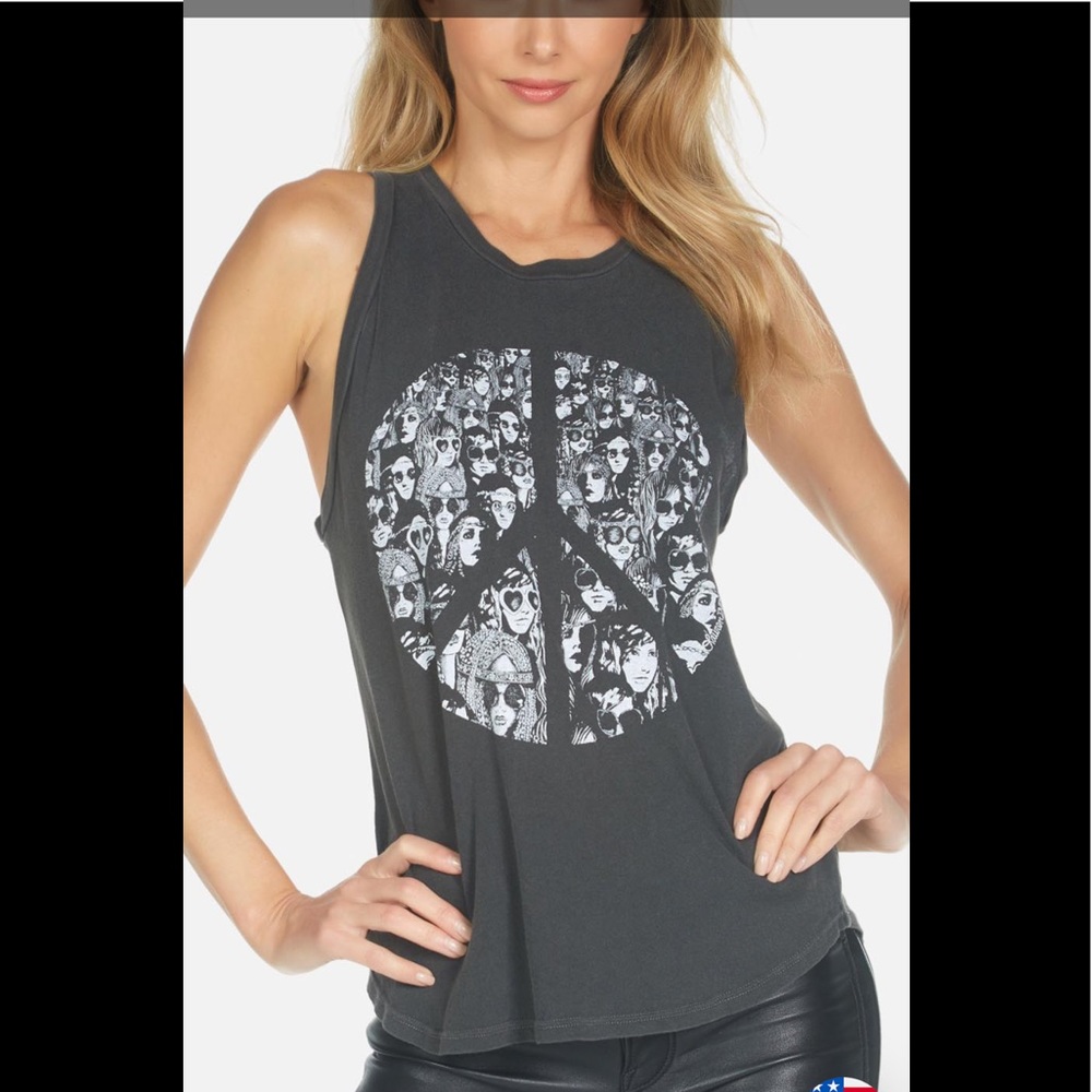 Lauren Moshi Peyton Peace Tank